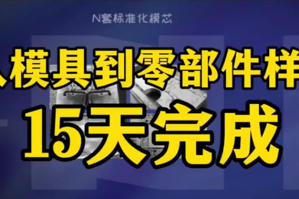 從模具到零部件樣品15天完成